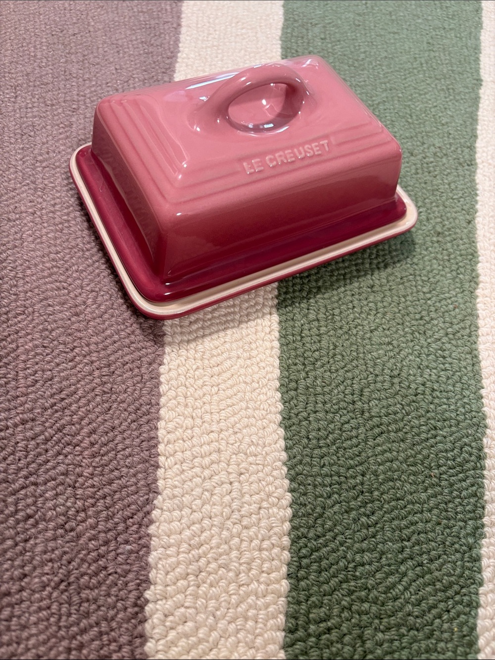Le Creuset Rose Quartz Butter Dish
